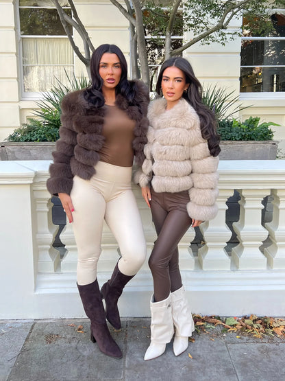 Chaqueta de piel Tiana Elegance